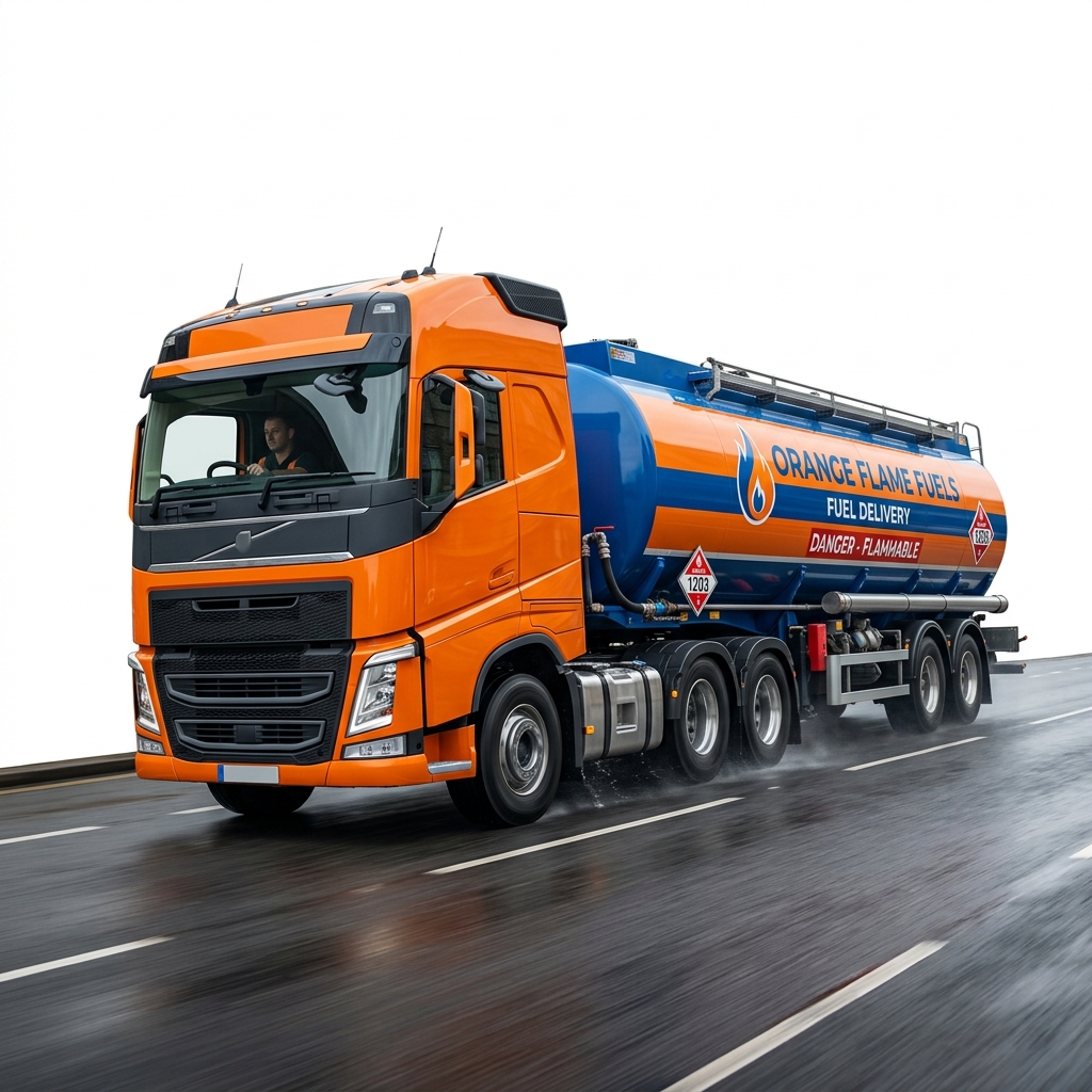 Fast Fuel Delivery Truck